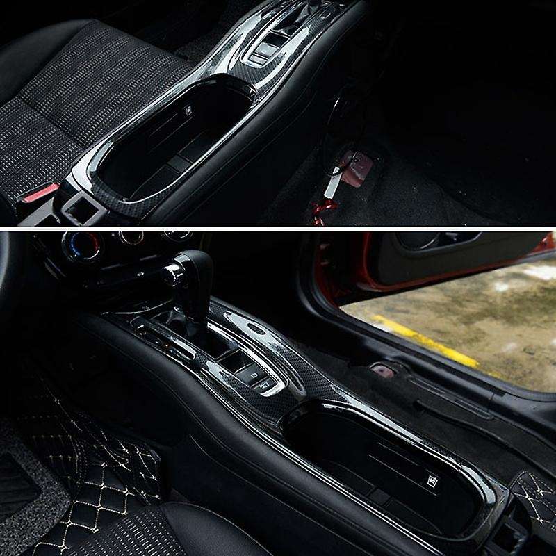 Carbon Fiber Central Control Gear Shift Panel for Honda Hrv 2015-2019
