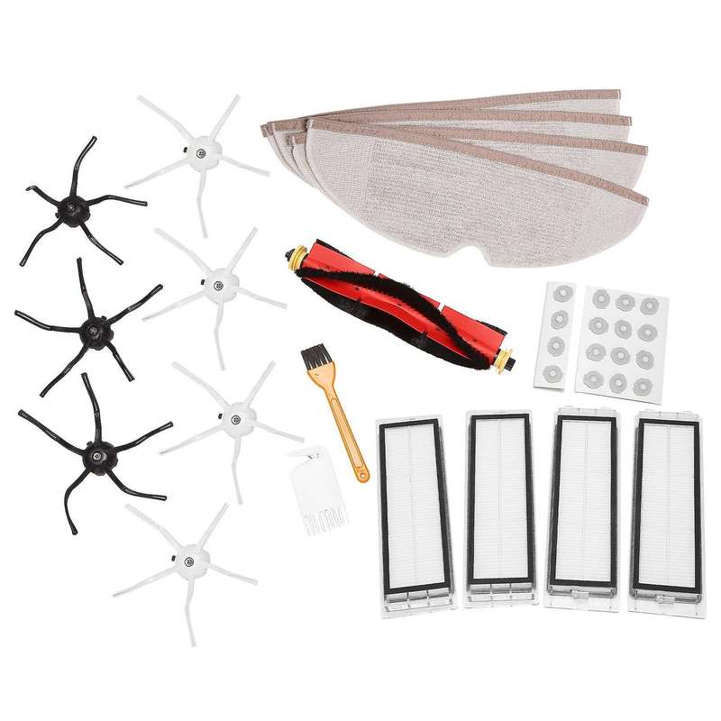 34pcs Main Brush Hepa Filter for Xiaomi Roborock S6 S5 Max S60 S65 S5