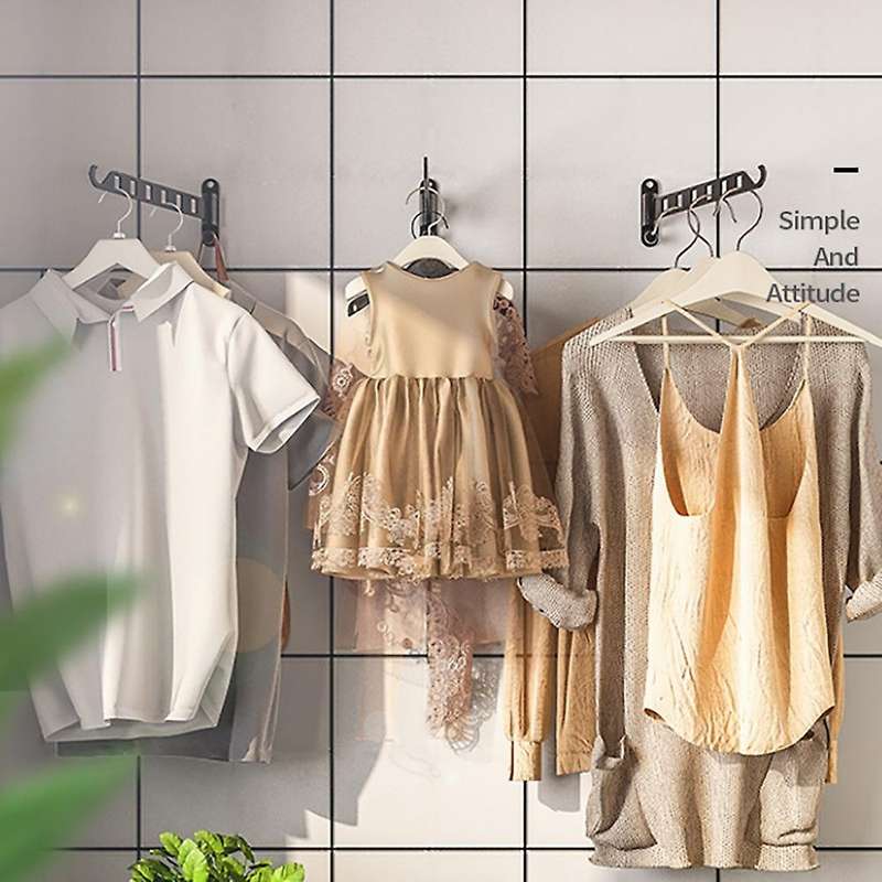 Aluminum Black Clothes Rack Swivel Folding Clothes Hanger Drying Rack