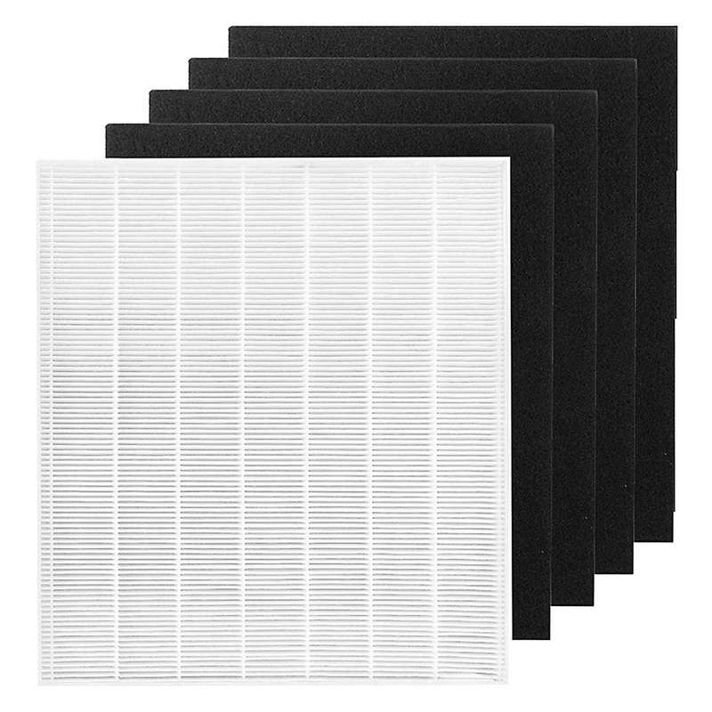 For Coway Ap1512hh Air Purifier Filter and Filter Cotton, 1+ 4