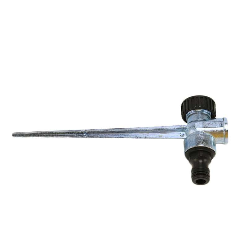 2x 360 Degree Rotary Irrigation Metal Impulse Spike Hose Sprinkler