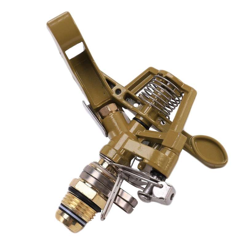 2x 360 Degree Rotary Irrigation Metal Impulse Spike Hose Sprinkler