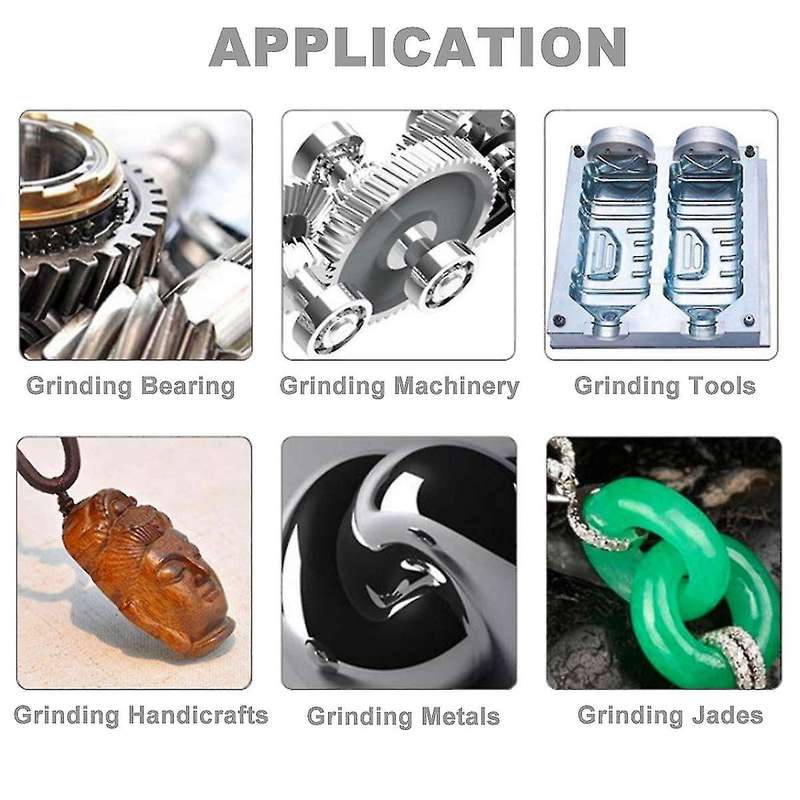 7pcs Buffing Wheels Drill Set Green Scouring Pads Wheel for Polishing
