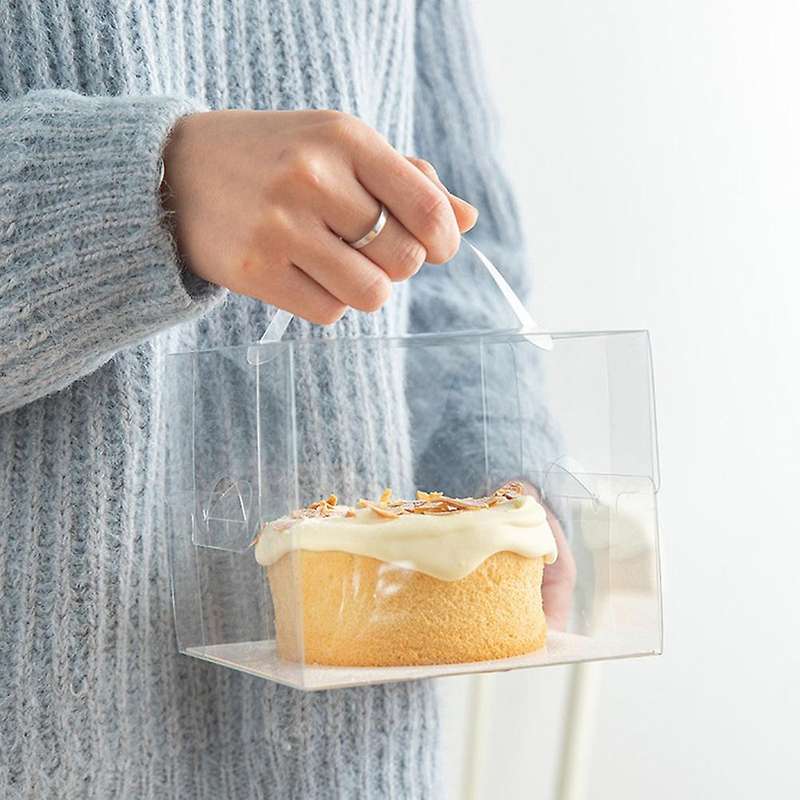 Portable Transparent Cake Box Baking Packaging Small Packaging Box