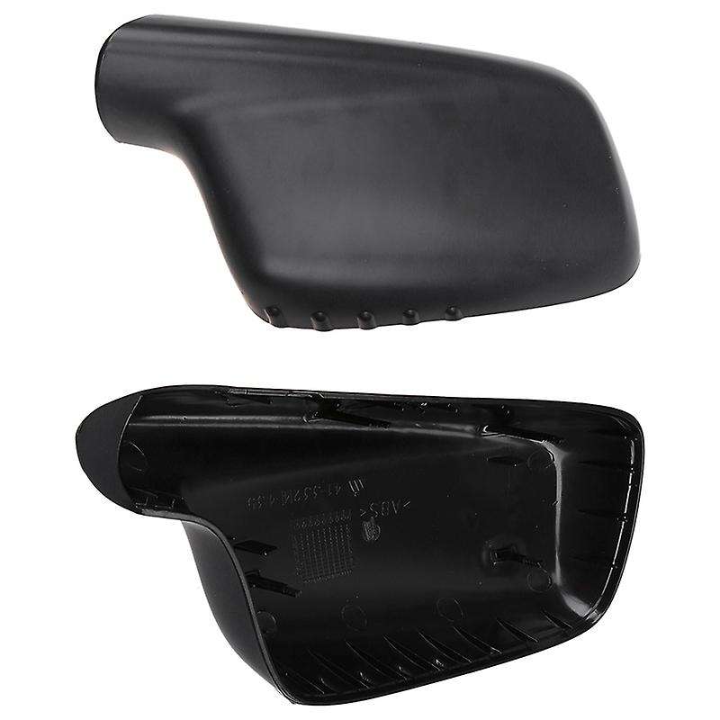 Abs Black Side Rearview Mirror Cover for Bmw E46 E65 E66 E67(left)
