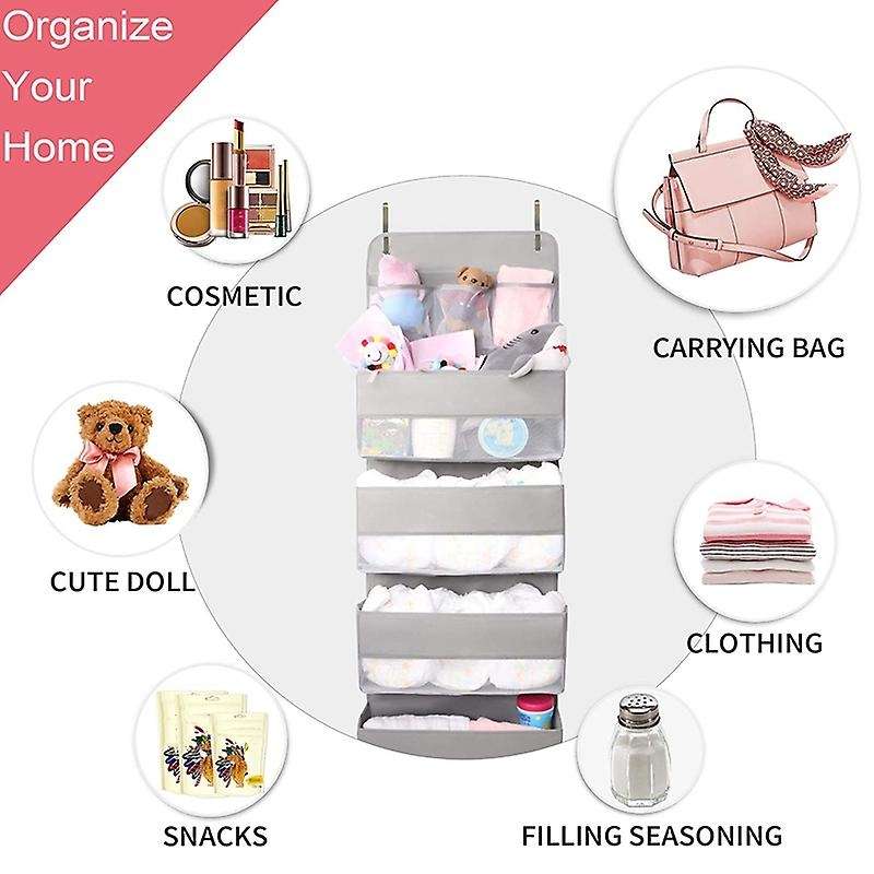 Over Door Hanging Organizer Storage - Pockets Closet Wall Mount