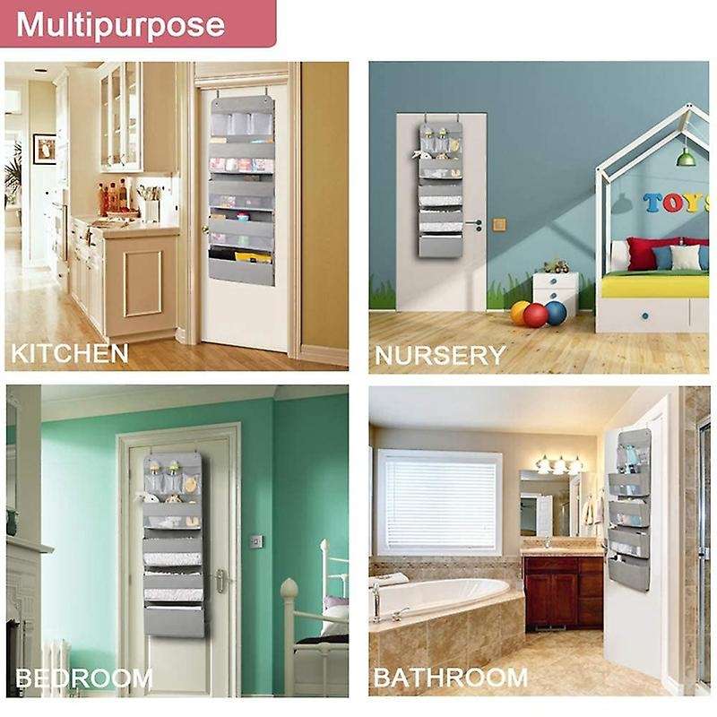 Over Door Hanging Organizer Storage - Pockets Closet Wall Mount