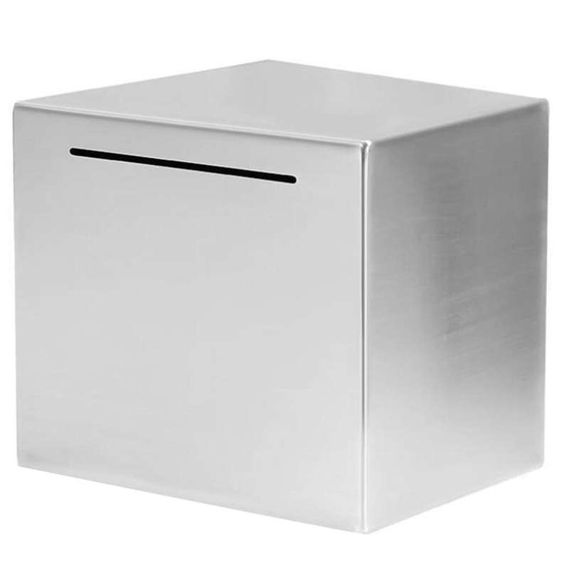Safe Piggy Bank Stainless Steel,can Only Save Cannot Be Taken Out