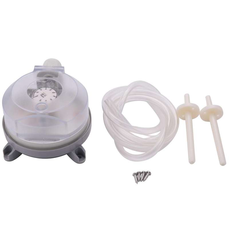 2x Air Differential Pressure Switch 20-200pa Adjustable