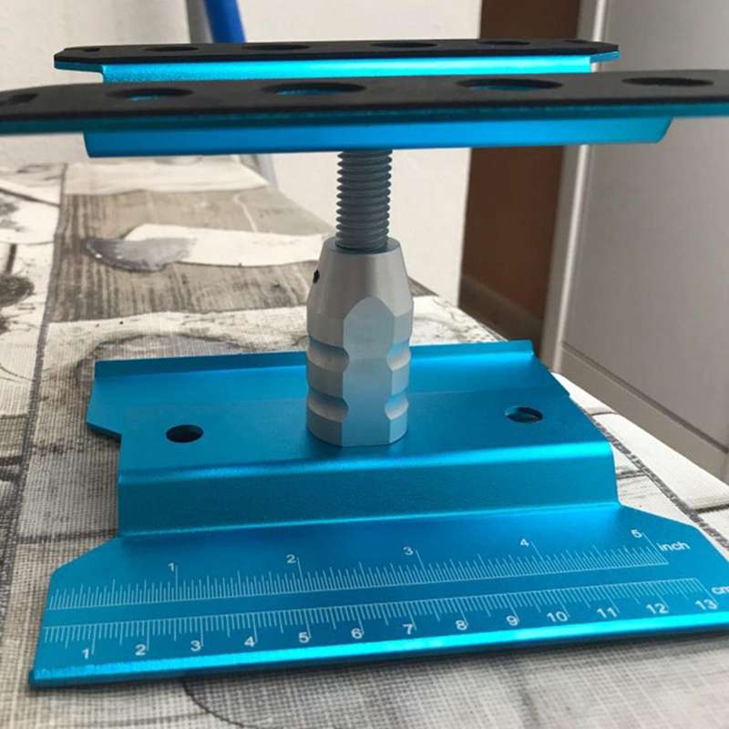 Metal Rc Car Workstation Work Stand Repair for 1/8 1/10,grey