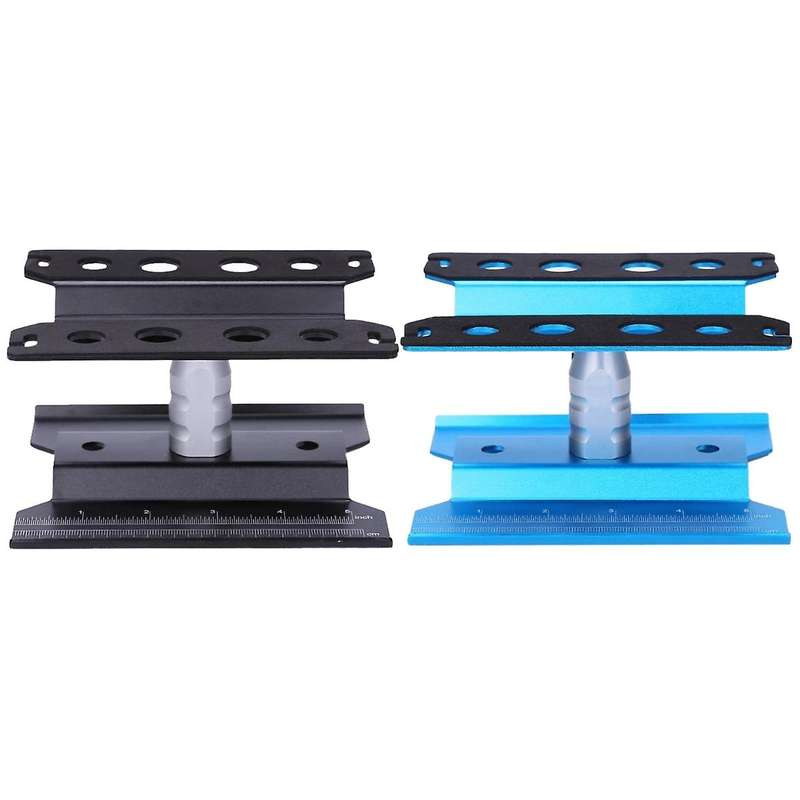 Metal Rc Car Workstation Work Stand Repair for 1/8 1/10,blue