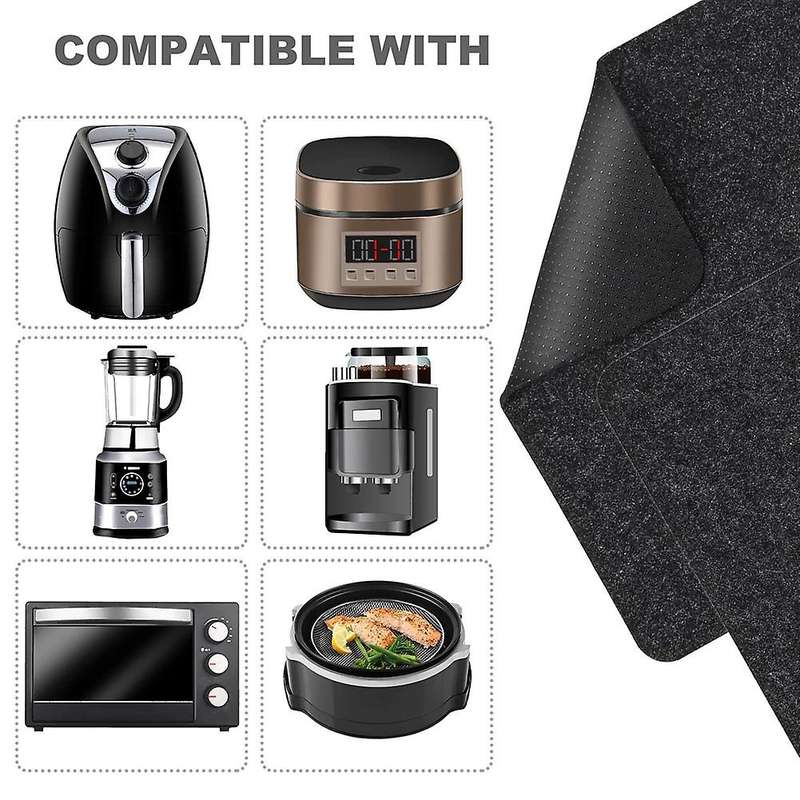 Air Fryer Countertop Heat Resistant Mat for Countertops Kitchen