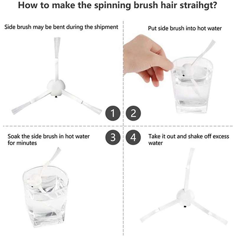 Side Brush Rag with Hepa Filter, for Xiaomi 1c, Sweeping Robot