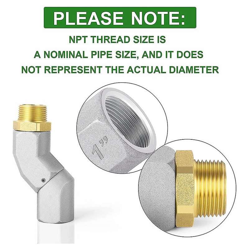 Fuel Hose Swivel 360 Rotating Connector for Fuel Nozzle Swivel 1inch