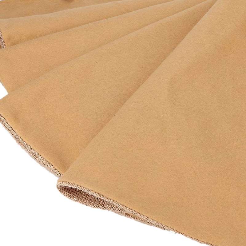 Burlap Christmas Tree Skirt,with Hand-sewn (double Layer )48 Inches