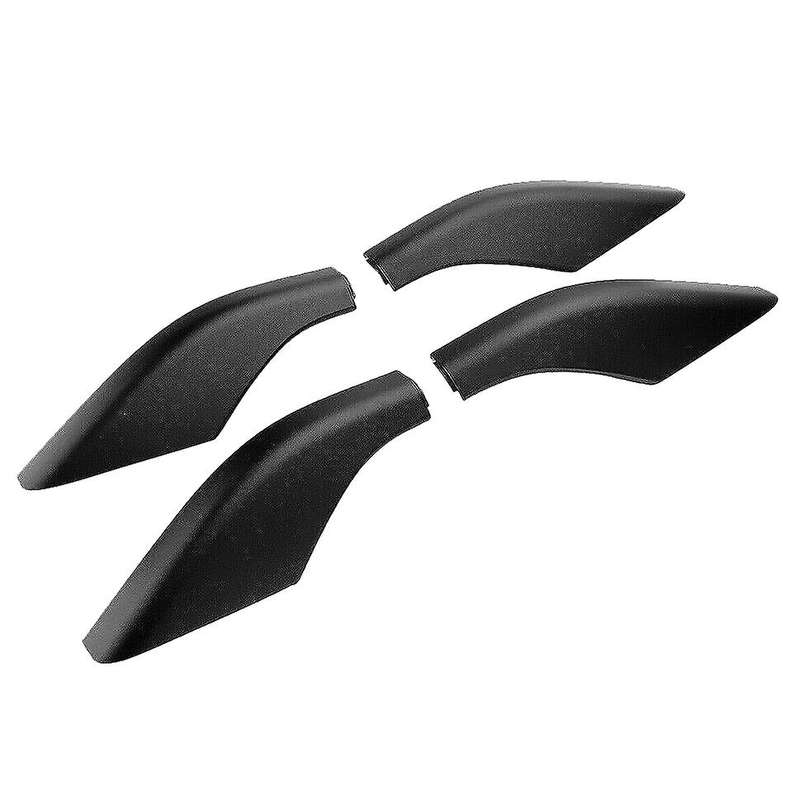 4pcs Black Abs Rack Rail End Cover Shell Protector Fit for Land Rover