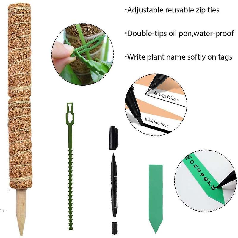 Moss Pole Plant Support Frame,coconut Moss Poles for Indoor Climbing