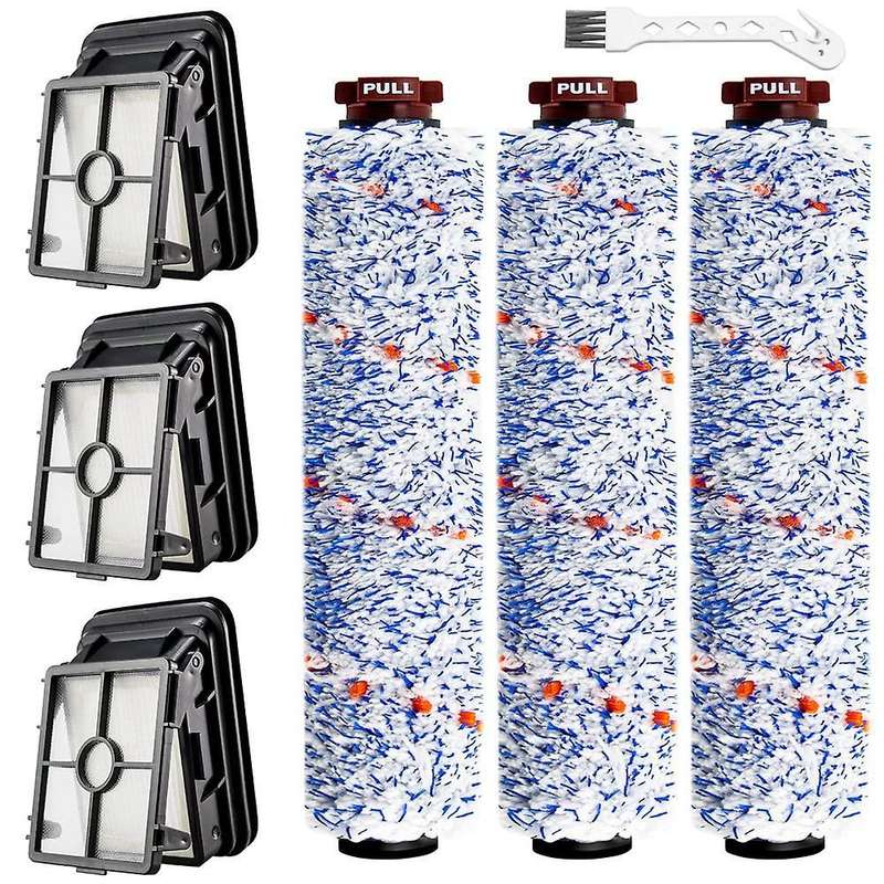 Roller Brush + Filter Parts for Bissel Crosswave 1866 1868 1785 2306