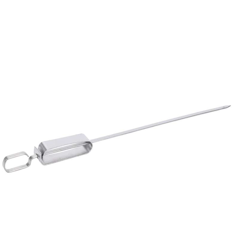 12pack 14 Inch Stainless Steel Barbecue Skewers with Buckle, Reusable