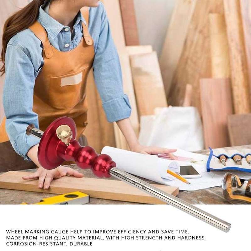 Wheel Ruler for Woodworking, 0-150 Mm, Wheel Marker Knife