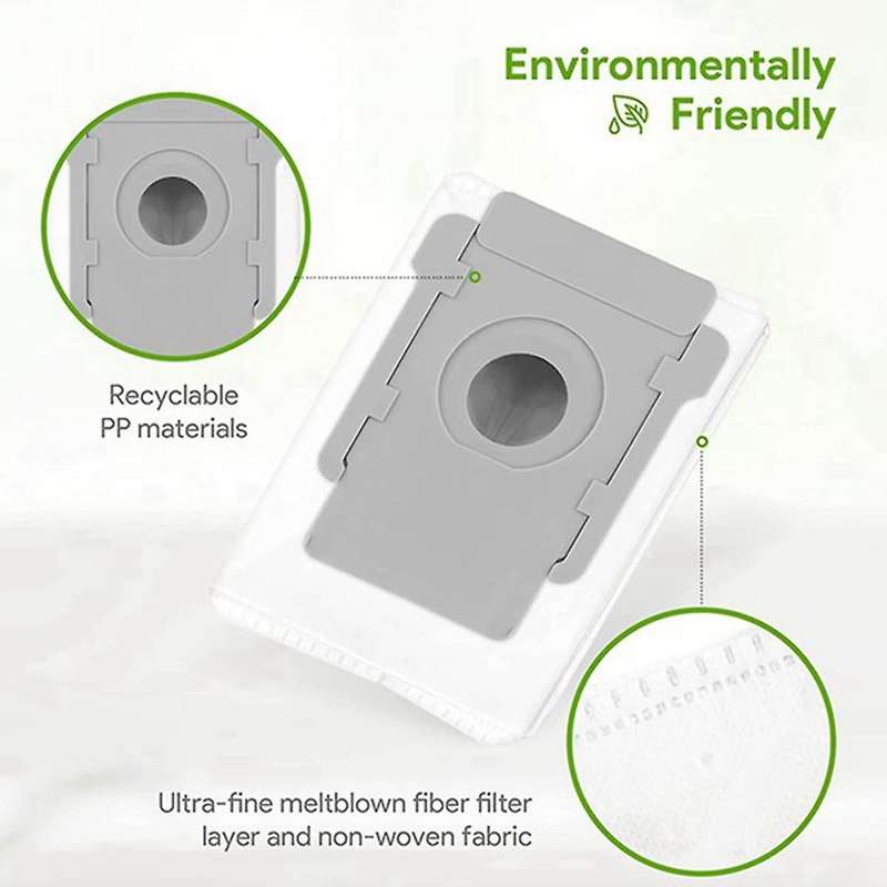 For Irobot Roomba I7 Plus E5 E6 S9 S9+ Dust Bags Sweeping Spare Parts