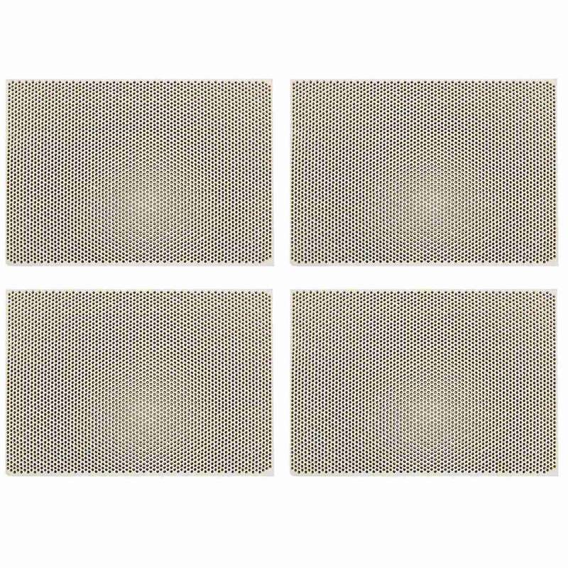 4x Ceramic Honeycomb Soldering Board Heating for Gas Stove Head