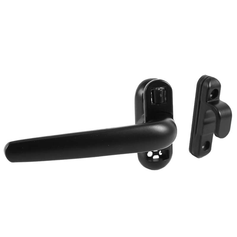 5x Door and Window Handle Lock Casement Window Lock Handle Black