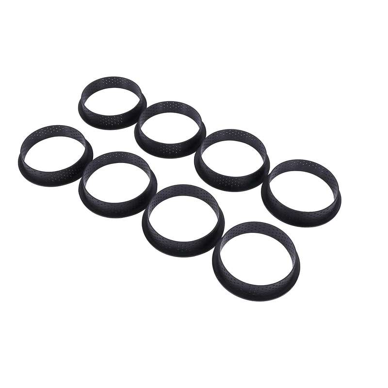8 Pcs Moule  Gteau Perfor Cutter Forme Ronde Mousse Cercle Anneau