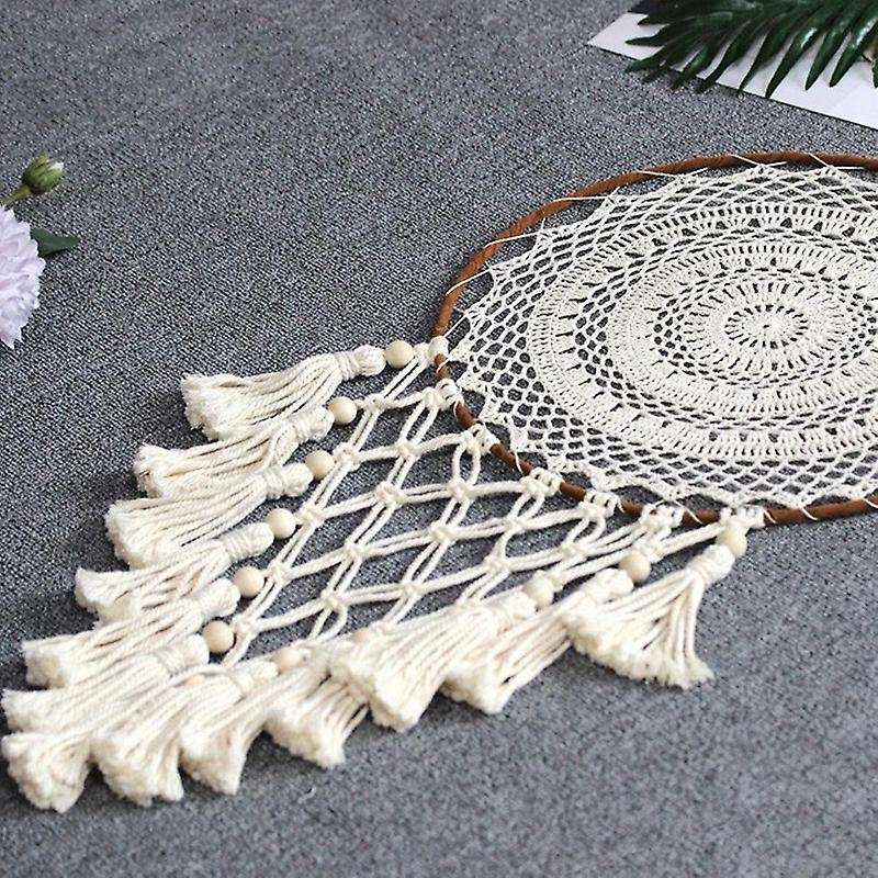 Hanging Macrame Tassels Dreamcatcher for Girl Bedroom Decoration