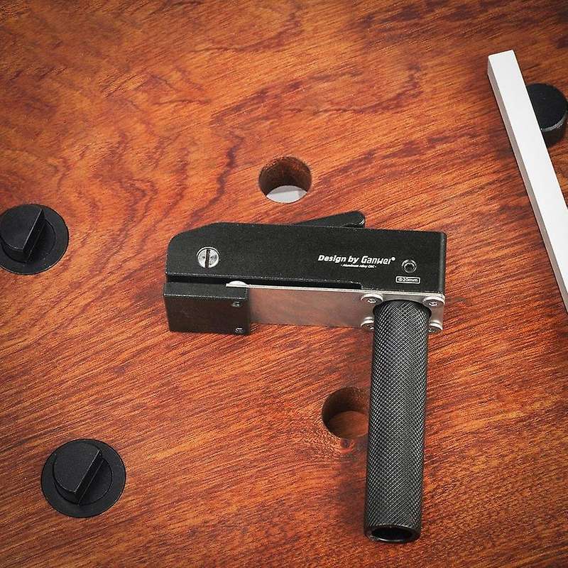 Ganwei Mft Style Workbench Adjustable Clamp Aluminum Alloy Black 20mm