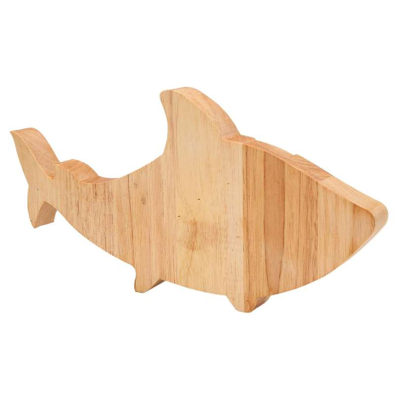 Fish Piggy Bank Pine Piggy Bank Transparent Decoration Gift 36x18cm