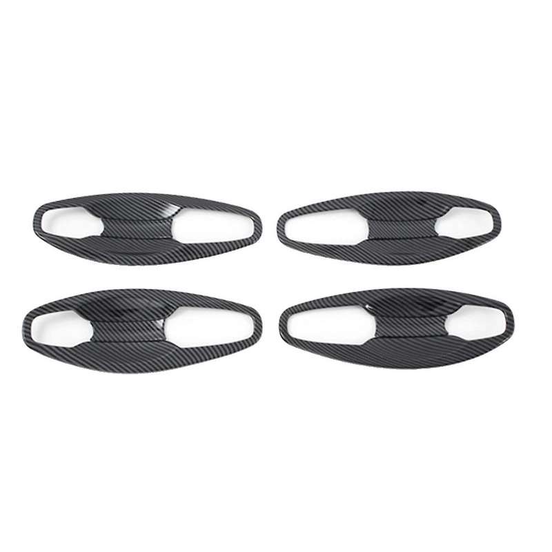 Carbon Fiber Car Door Handle Bowl Cover Trim for Honda Odyssey 2022