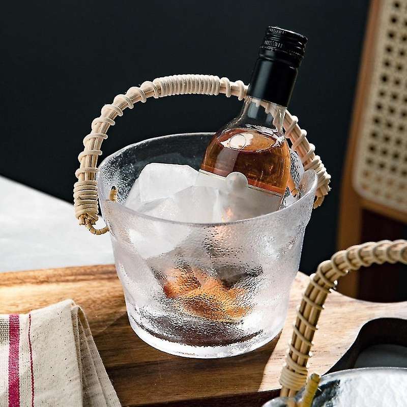 Light Luxury Fruit Basket Portable Glass Fruit Plate 1