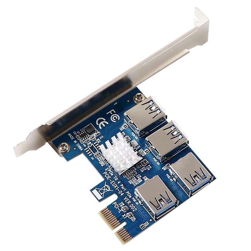 For Bitcoin/litecoin/ Eth Coin 4 In 1 Pci-e Riser Adapter Board