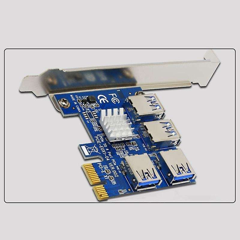 For Bitcoin/litecoin/ Eth Coin 4 In 1 Pci-e Riser Adapter Board