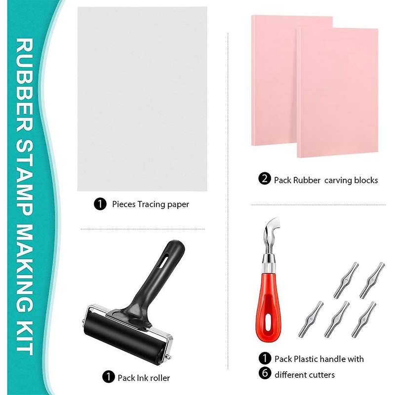 Rubber Stamp Making Kit,block Printing Tool Kit,linoleum Cutter