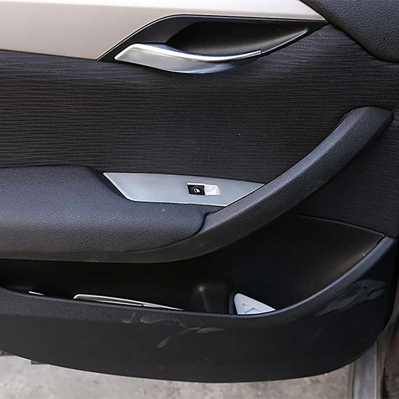 Car Chrome Abs Glass Lift Switch Cover Trim For-bmw X1 2011-2015