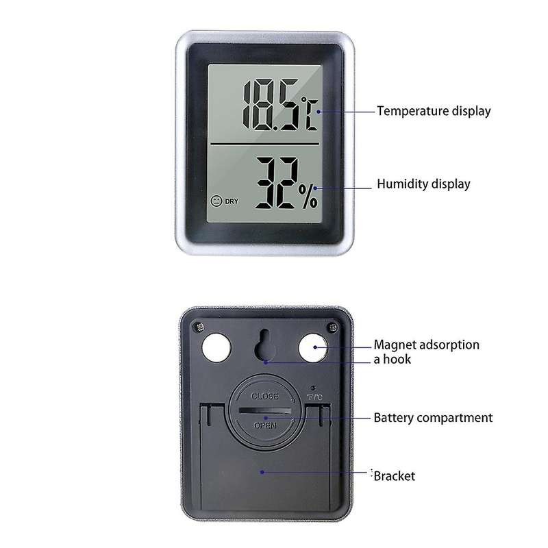 Indoor Thermometer Lcd Electronic Temperature Humidity Meter
