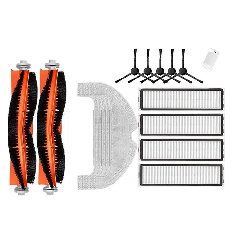 Main Side Brush Filter Mop Cloth and Dust Bag Replacement Kits
