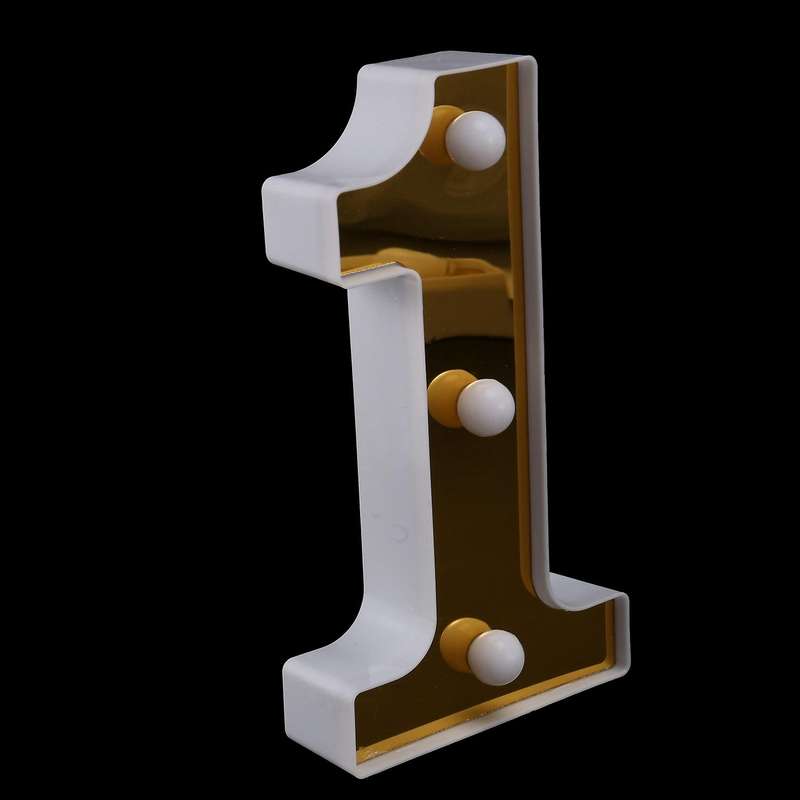 520 1314 Gold Letter Modeling Light Led Decorative Light Layout