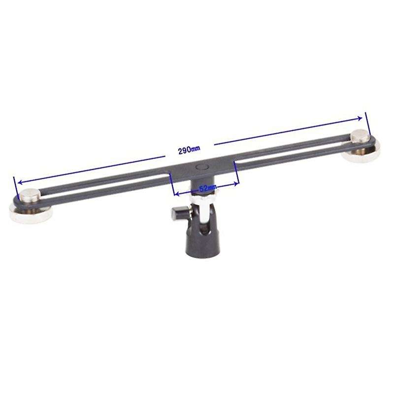 Dual Microphone Stand for Voice, Video, Stereo Recording
