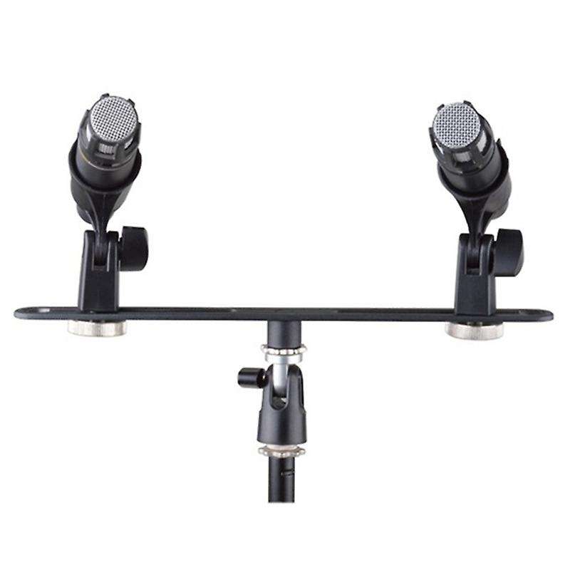 Dual Microphone Stand for Voice, Video, Stereo Recording