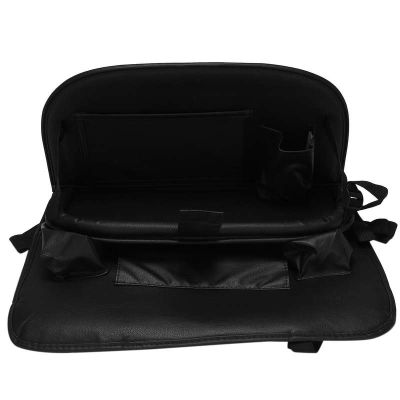 Car Backseat Organizer with Tablet Holder Storage Pockets Pu Storage