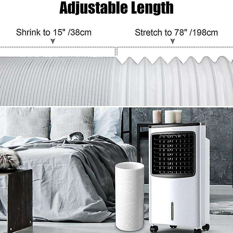 Portable Air Conditioner Hose 5.9 Inch Counterclockwise Thread