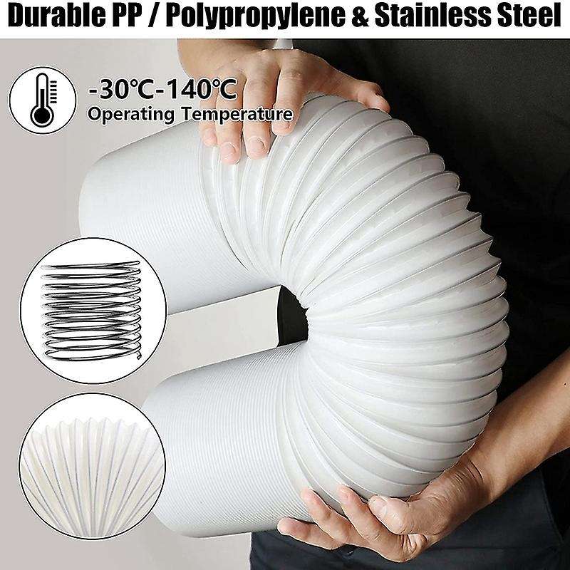 Portable Air Conditioner Hose 5.9 Inch Counterclockwise Thread