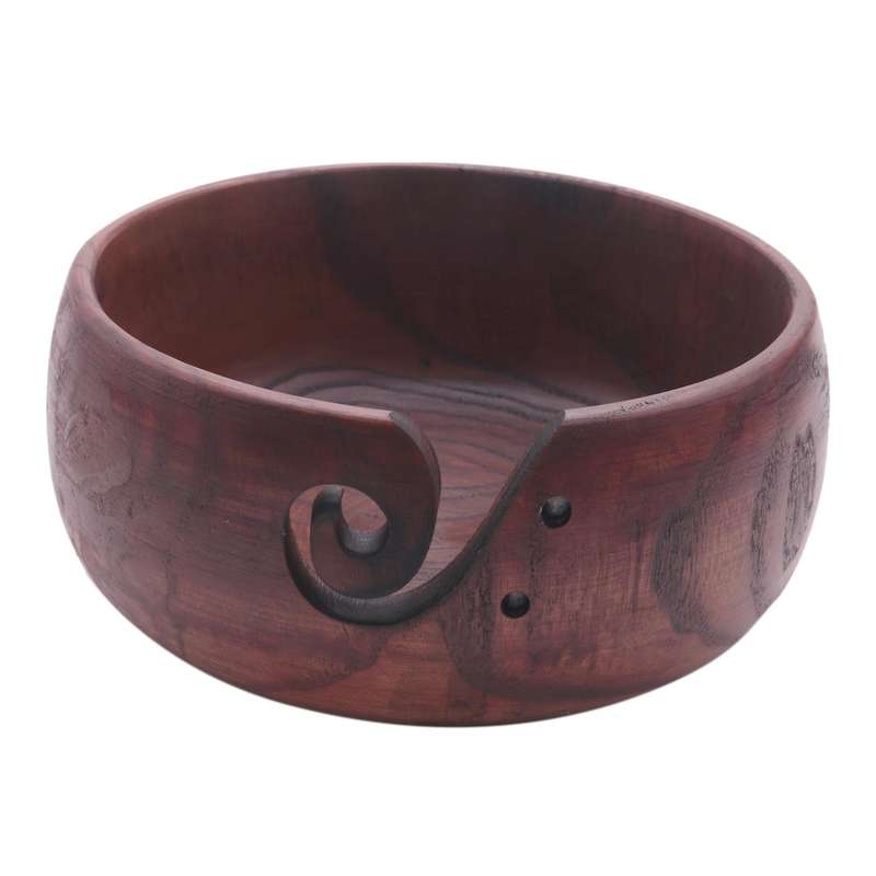 Wooden Yarn Bowl,knitting Wool Storage Basket,craft Crochet Kit