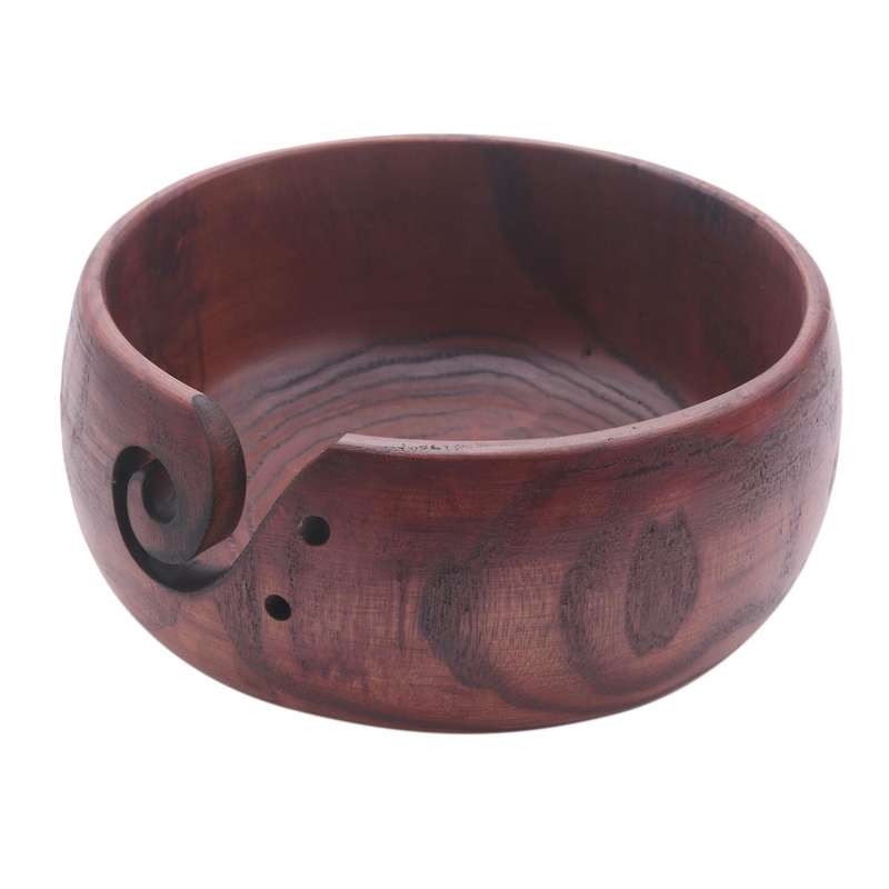 Wooden Yarn Bowl,knitting Wool Storage Basket,craft Crochet Kit