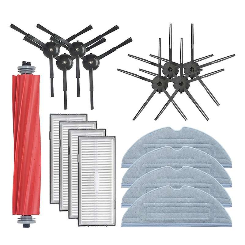 17pcs for Roborock G10s Kit Main Side Brush Hepa Filter Mop Cloth