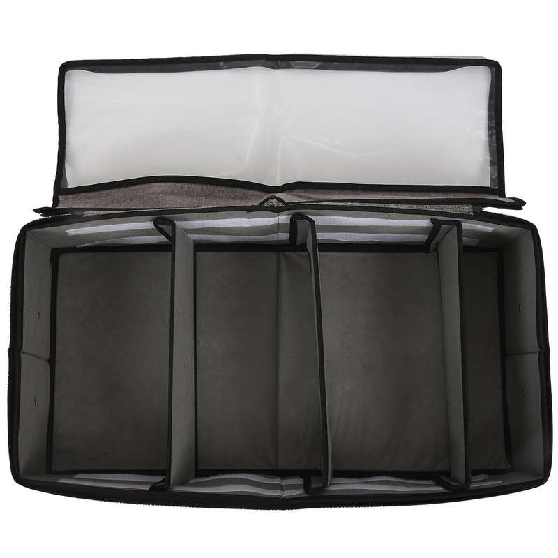 Under Bed Storage Bag, Underbed Clothes Storage Organizer, Gray