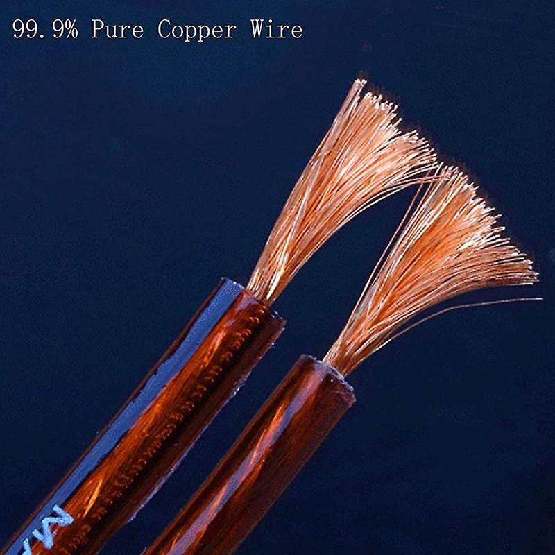 Hifi Ofc Speaker Cable with Banana Plug to Pin Plug, 4mm